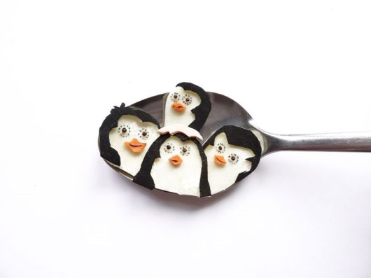 Creative Food Art On Spoons