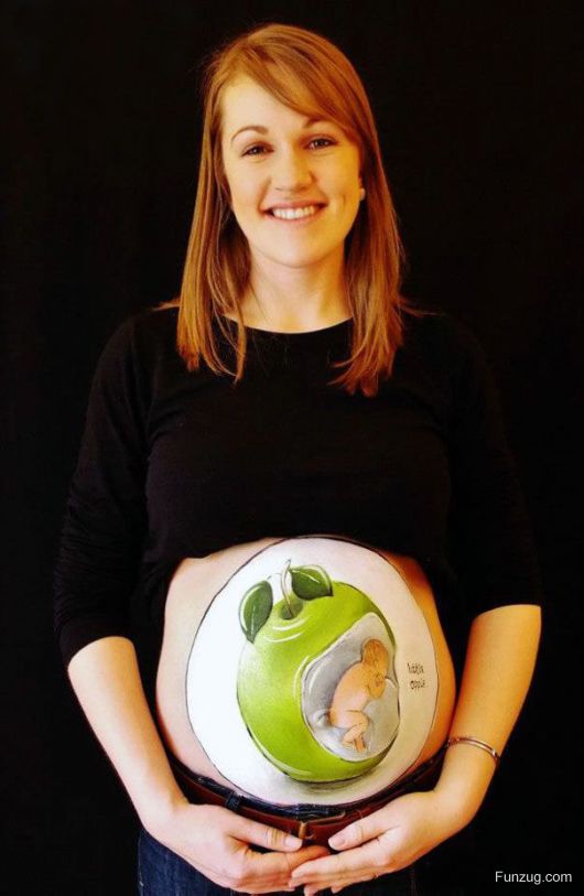 Nice Tattoos on Pregnant Women