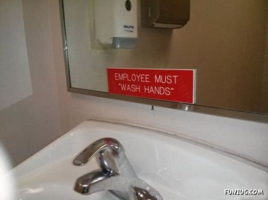 Ordinary Signs Look Suspicious Bcoz Of Quotation Marks