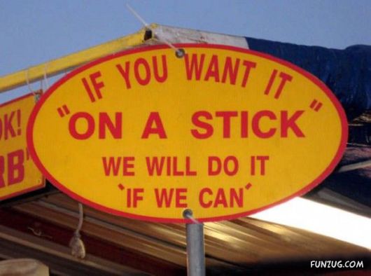 Ordinary Signs Look Suspicious Bcoz Of Quotation Marks