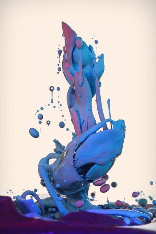 Amazing Flowers Of Paint And Water