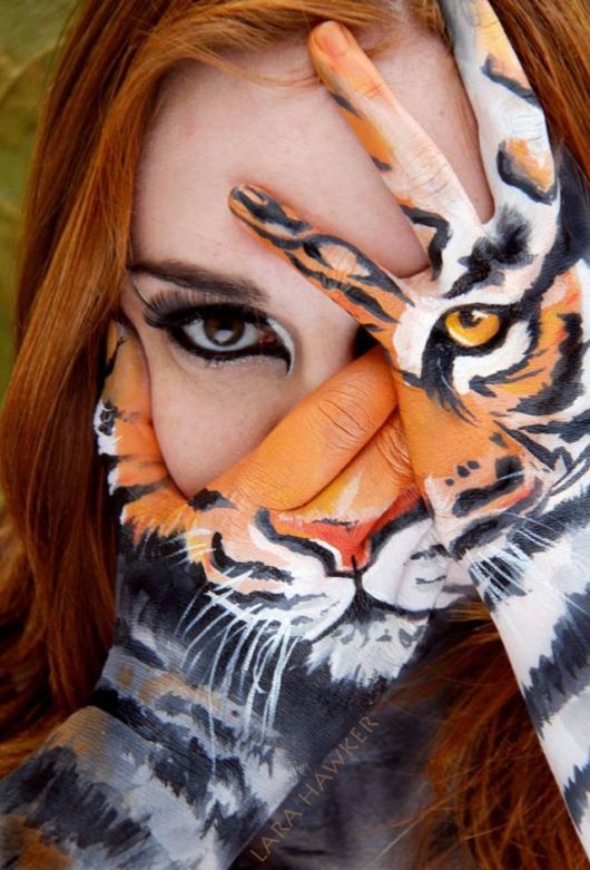 Amazing Face Paintings By Lara Hawker  