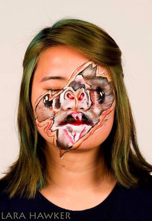Amazing Face Paintings By Lara Hawker  