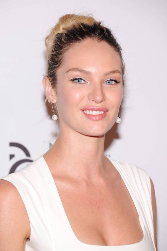 Beautiful Candice Swanepoel At Novak Djokovic Foundation Event