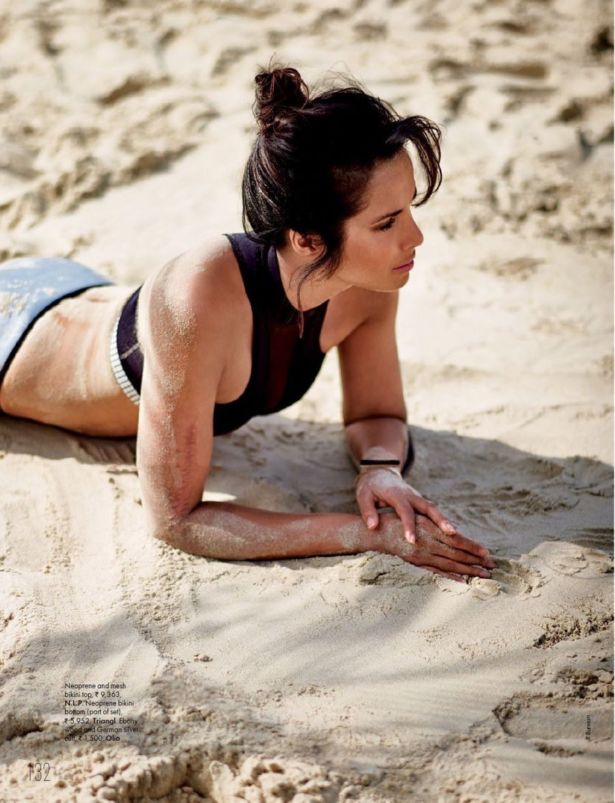 Padma Lakshmi Elle Magazine Photoshoot